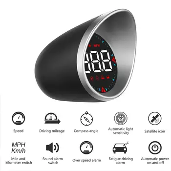 G5 Автомобильный HUD GPS Спидометр Универсальный Автомобильный Головной Дисплей Предупреждение О Скорости Сигнализации Для Автомобиля Грузовика Мотоцикла Лодки